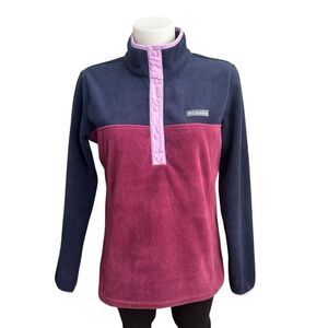 Columbia Benton Springs Half Snap Pullover Marrionberry Dark Nocturnal‎ Small